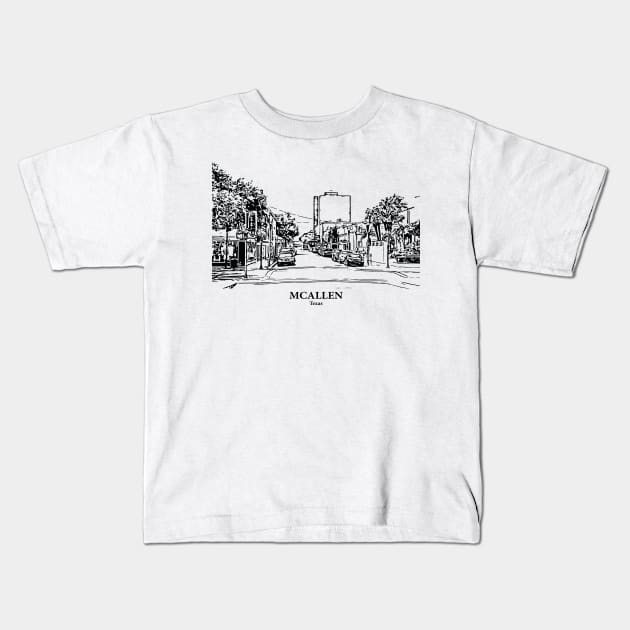 McAllen - Texas Kids T-Shirt by Lakeric